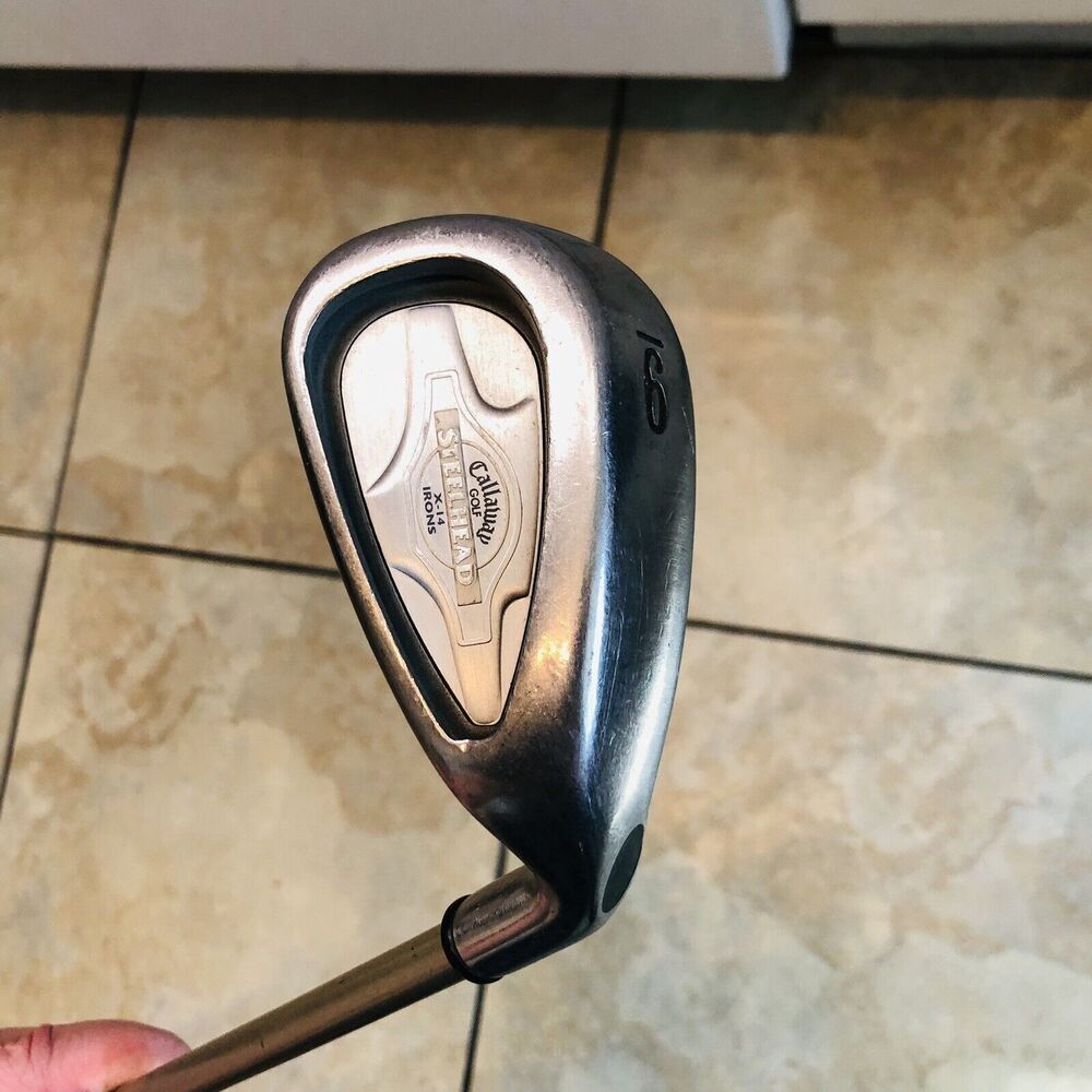 Callaway X-14 Single 9 Iron Steelhead Light Flex Graphite Good